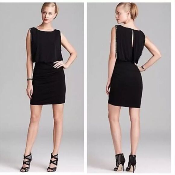 NWT Laundry elegant navy blue dress sz 4 - Picture 1 of 6